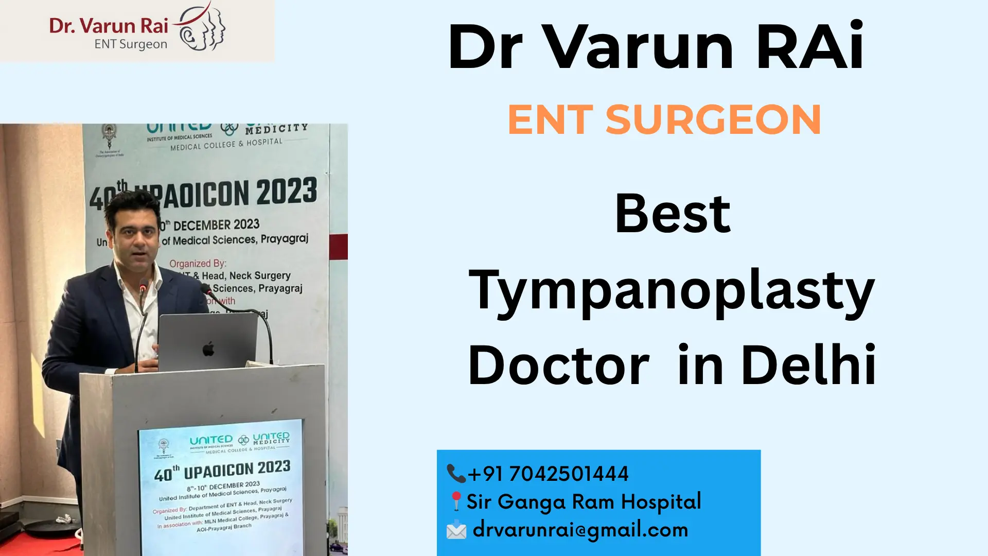 Best Tympanoplasty Doctor in Delhi