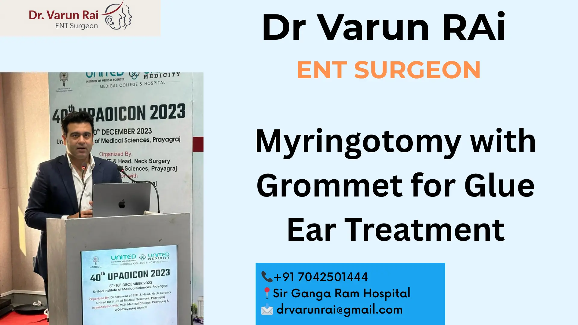 Myringotomy with Grommet for Glue Ear Treatment