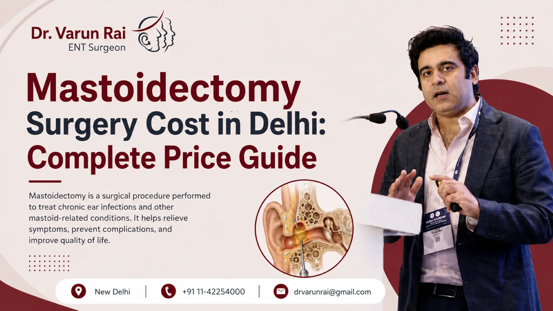 Mastoidectomy Surgery Cost in Delhi Complete Price Guide
