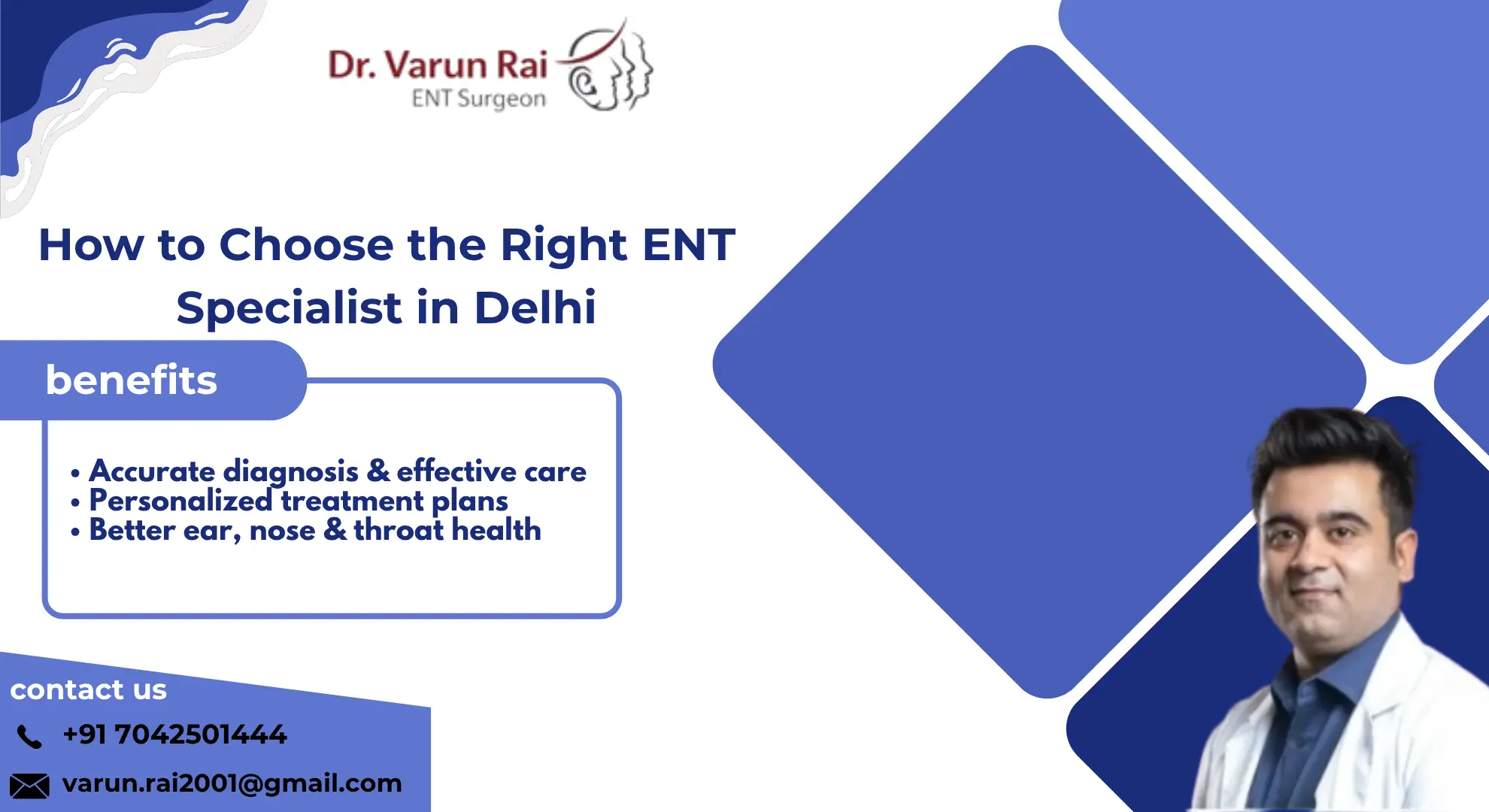 How to Choose the Right ENT Specialist in Delhi